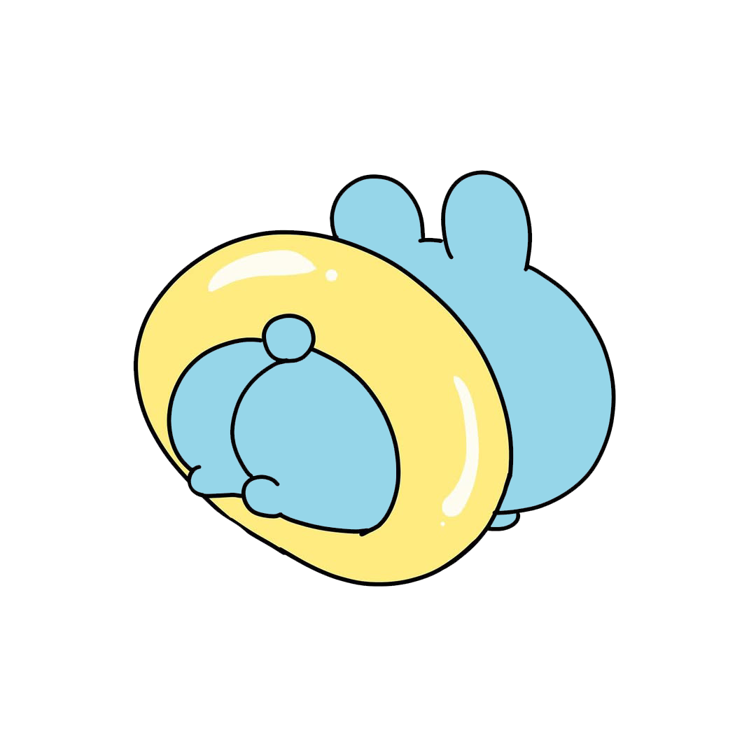 Based Asamimi Character in Donut Floatie