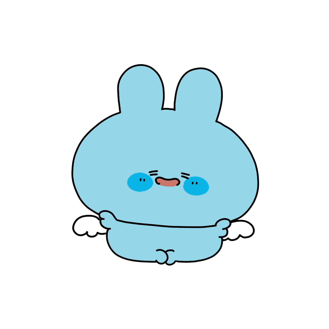 Happy Asamimi with arms spread